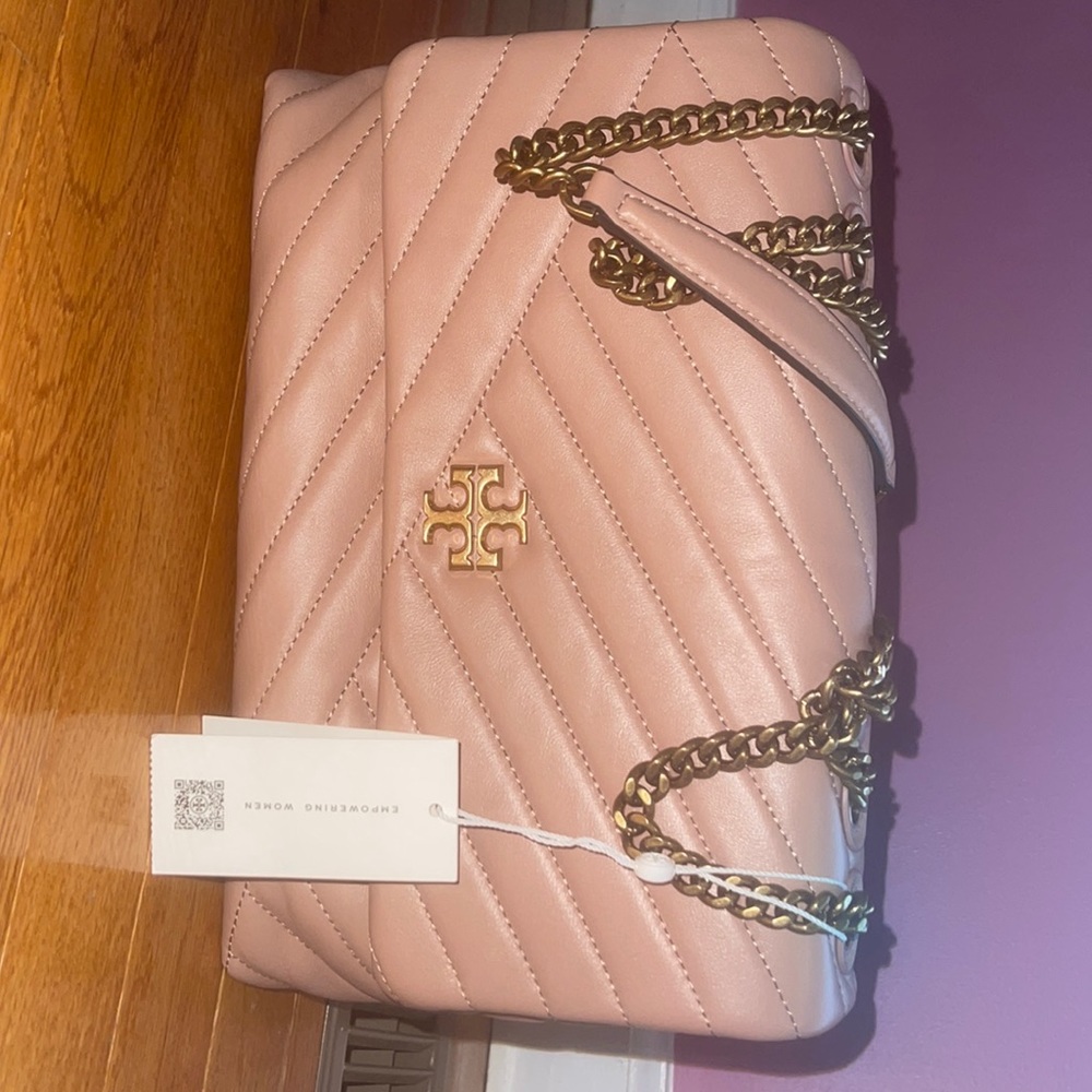 Tory Burch Pink Quilted Shoulder Bag